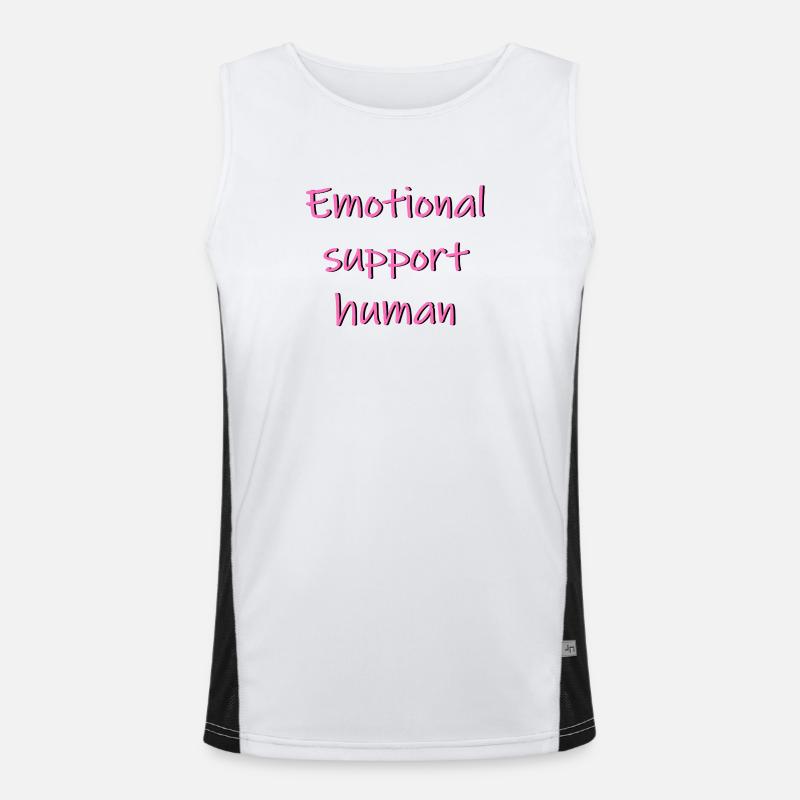 support human Men's Functional Contrast Tank Top 
