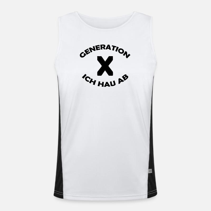 GENERATION X Funktionelles Kontrast-Tank Top für Männer 