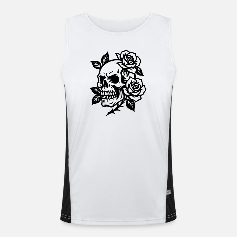 Skull Men's Functional Contrast Tank Top 