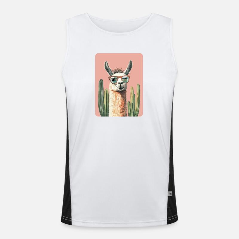 Lama Funktionelles Kontrast-Tank Top für Männer 