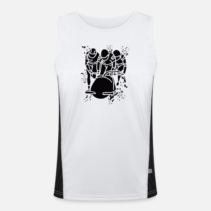 Bobsleigh Bobsleigh Four-man Bobsleigh Men's Functional Contrast Tank Top 