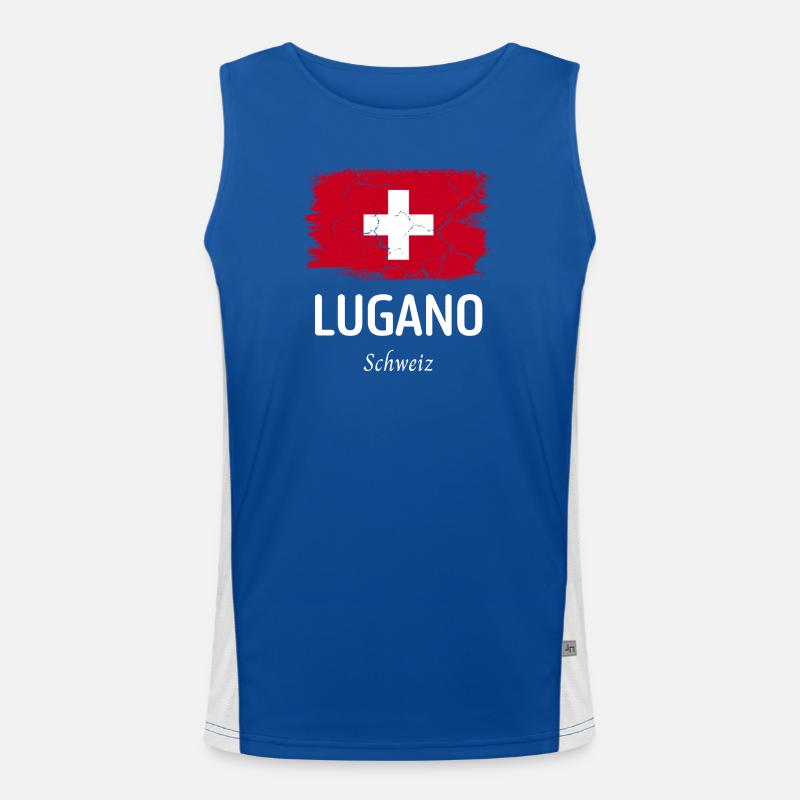 Lugano Débardeur respirant contrasté Homme 