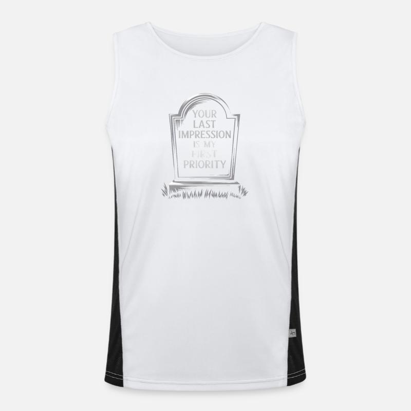 Last Impression First Priority - Halloween Men's Functional Contrast Tank Top 
