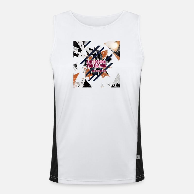 Anti-Design_for_the_Win_Collage Funktionelles Kontrast-Tank Top für Männer 