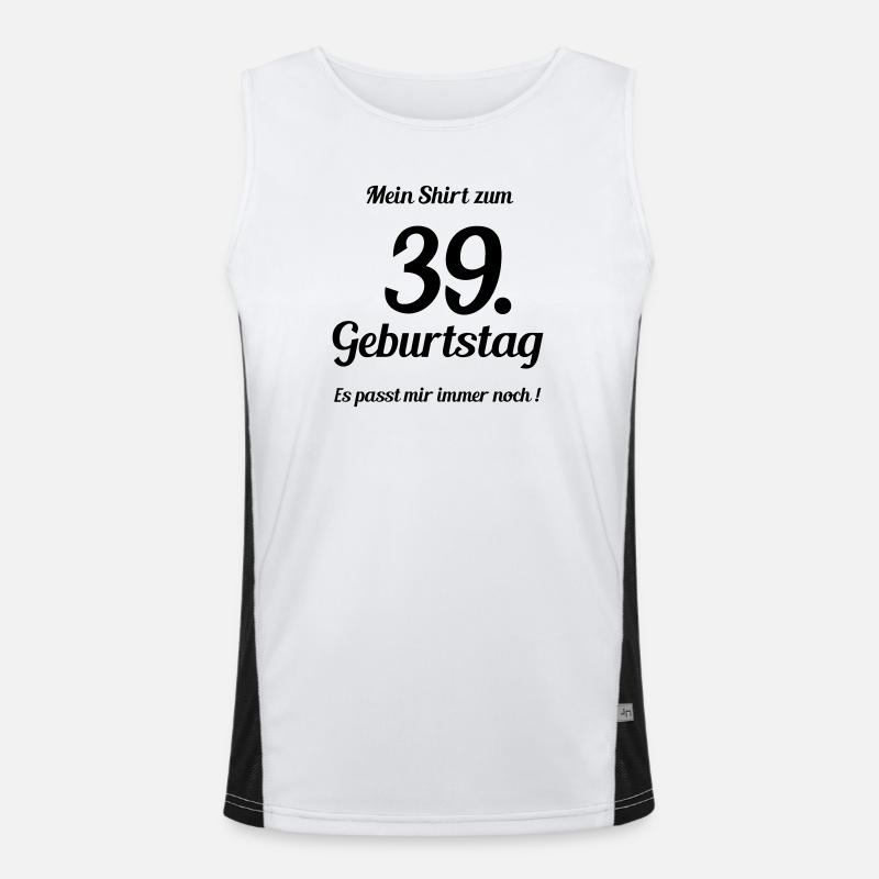 Passt seit 39 Funktionelles Kontrast-Tank Top für Männer 