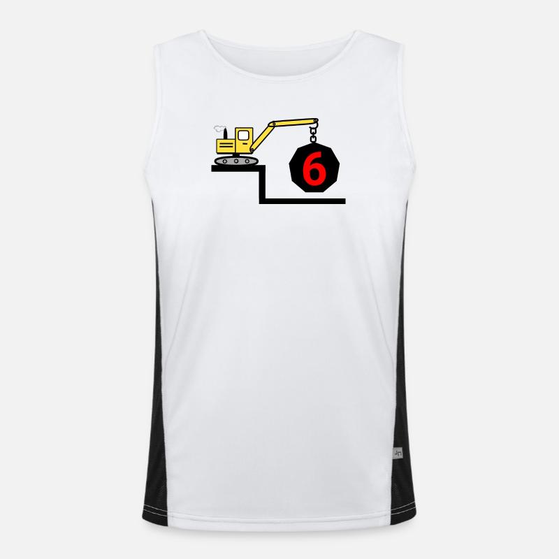 Bagger Funktionelles Kontrast-Tank Top für Männer 
