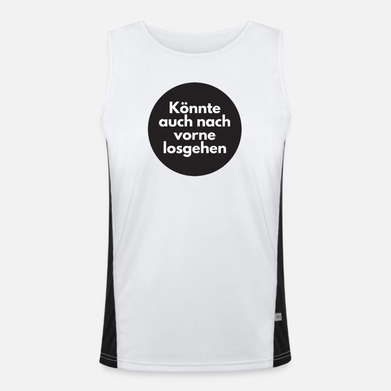 Could also go forward Men's Functional Contrast Tank Top 