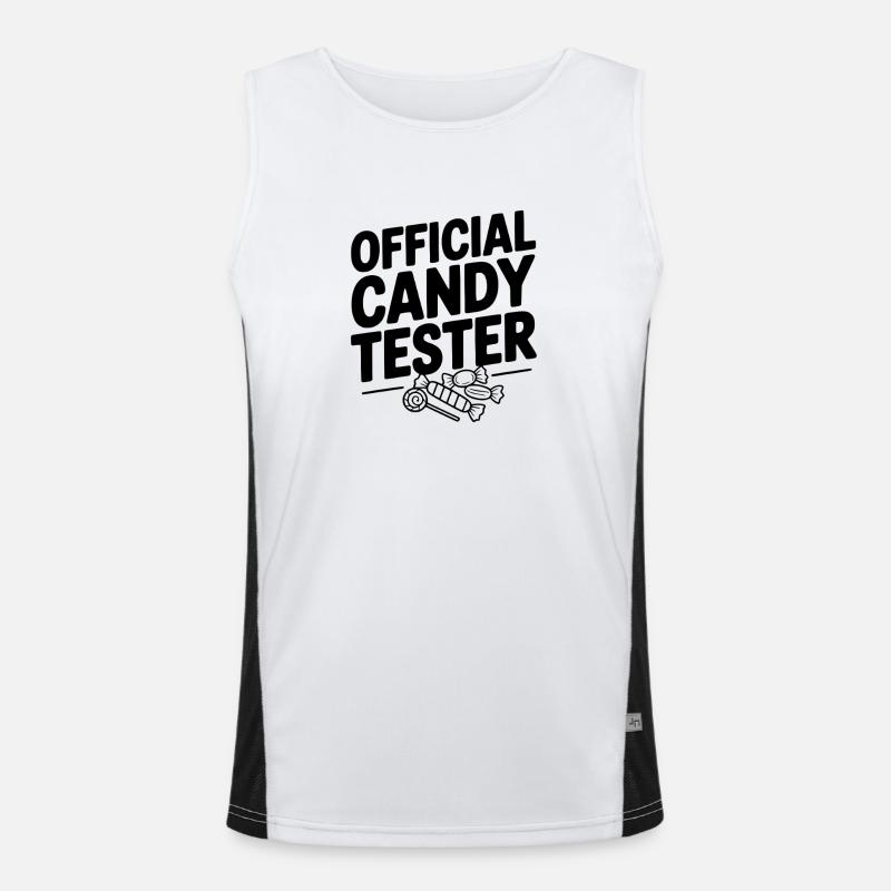 Official Candy Tester Men's Functional Contrast Tank Top 