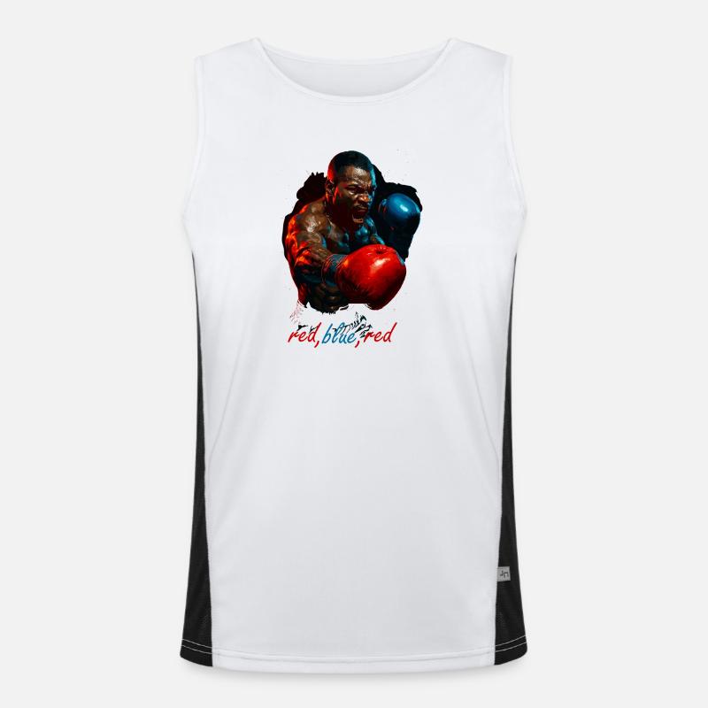 Boxen Funktionelles Kontrast-Tank Top für Männer 