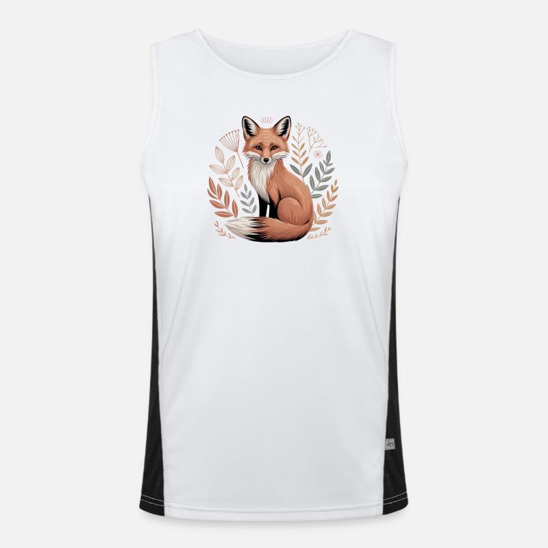 Boho Fox Men's Functional Contrast Tank Top 