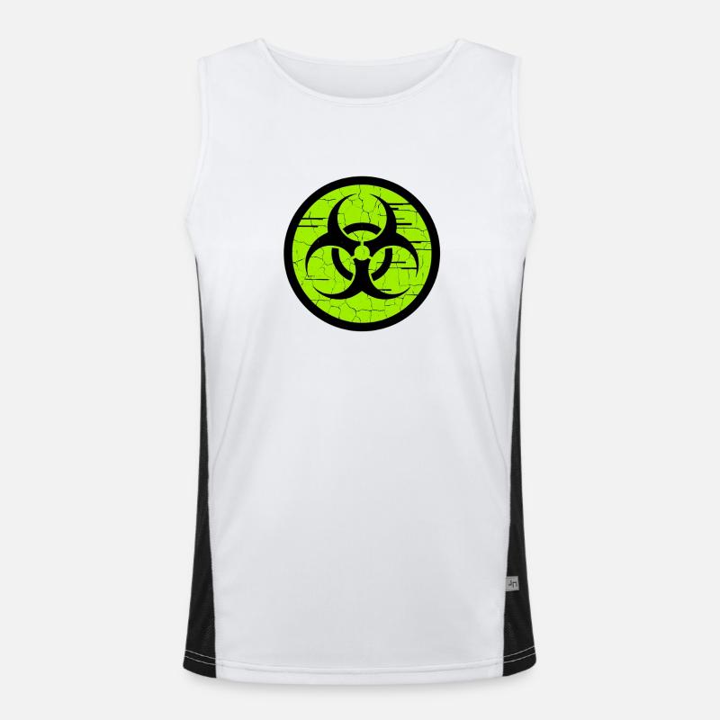 underground Biohazard Men's Functional Contrast Tank Top 
