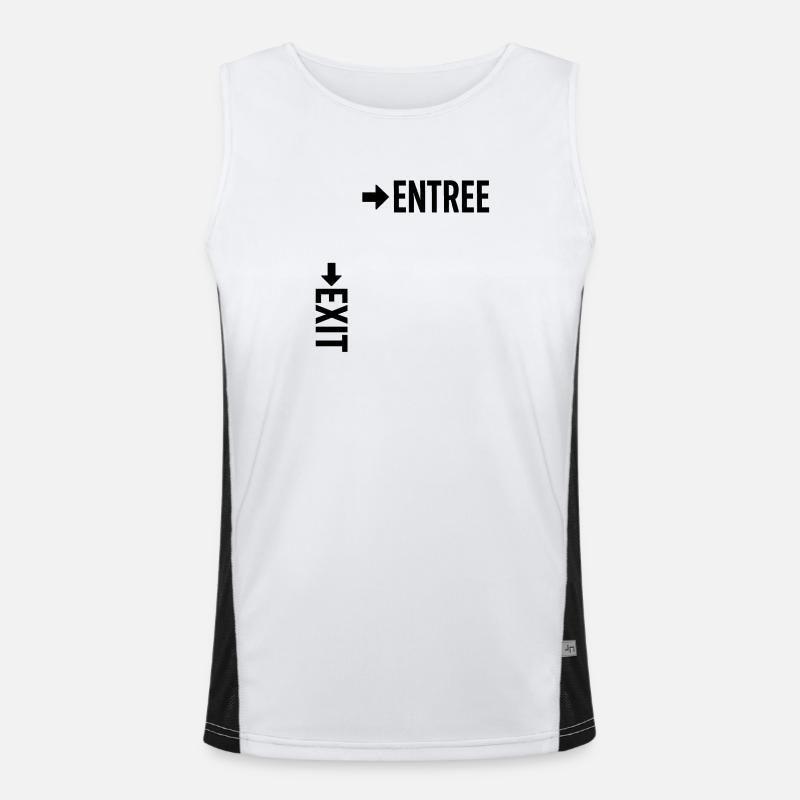 Exit Entrance Men's Functional Contrast Tank Top 