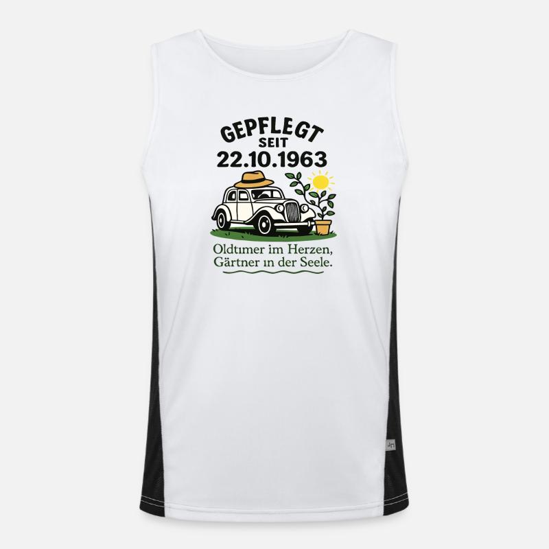 Maintained since 1963 Oldtimer Gärtnerherz Men's Functional Contrast Tank Top 