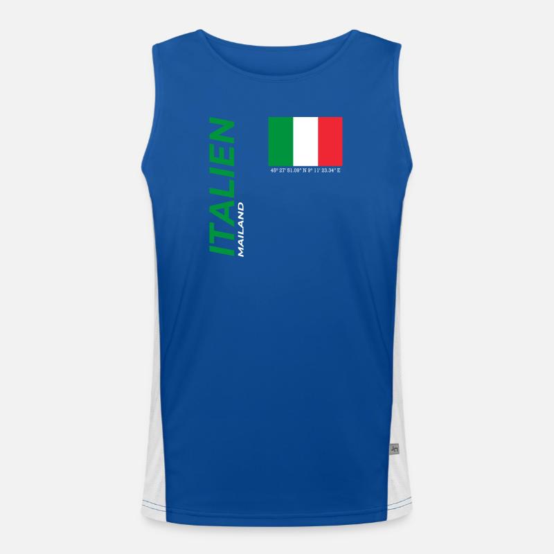 Mailand Funktionelles Kontrast-Tank Top für Männer 