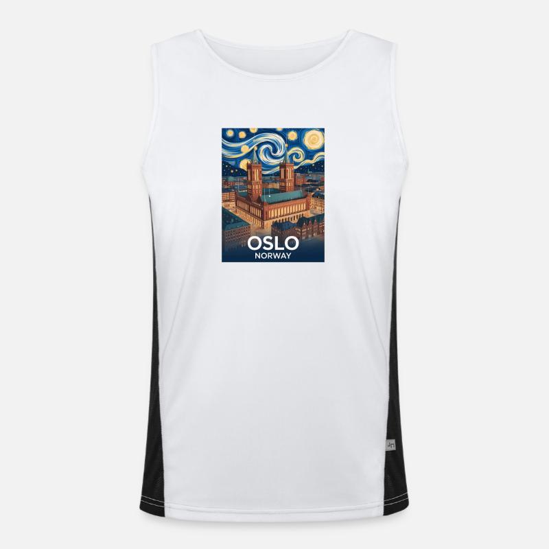 Oslo Men's Functional Contrast Tank Top 