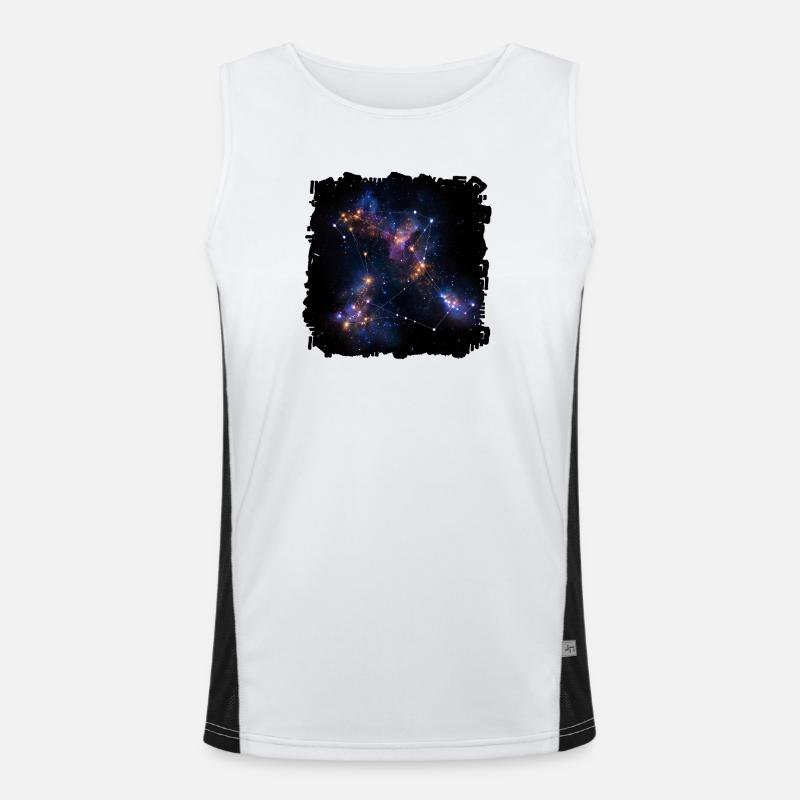 Star Web Constellation Men's Functional Contrast Tank Top 