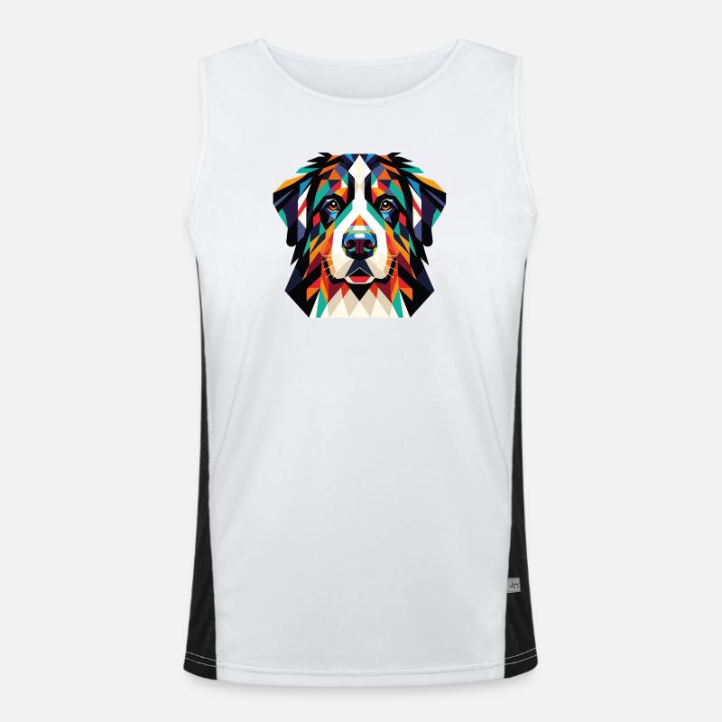 Dog Men's Functional Contrast Tank Top 
