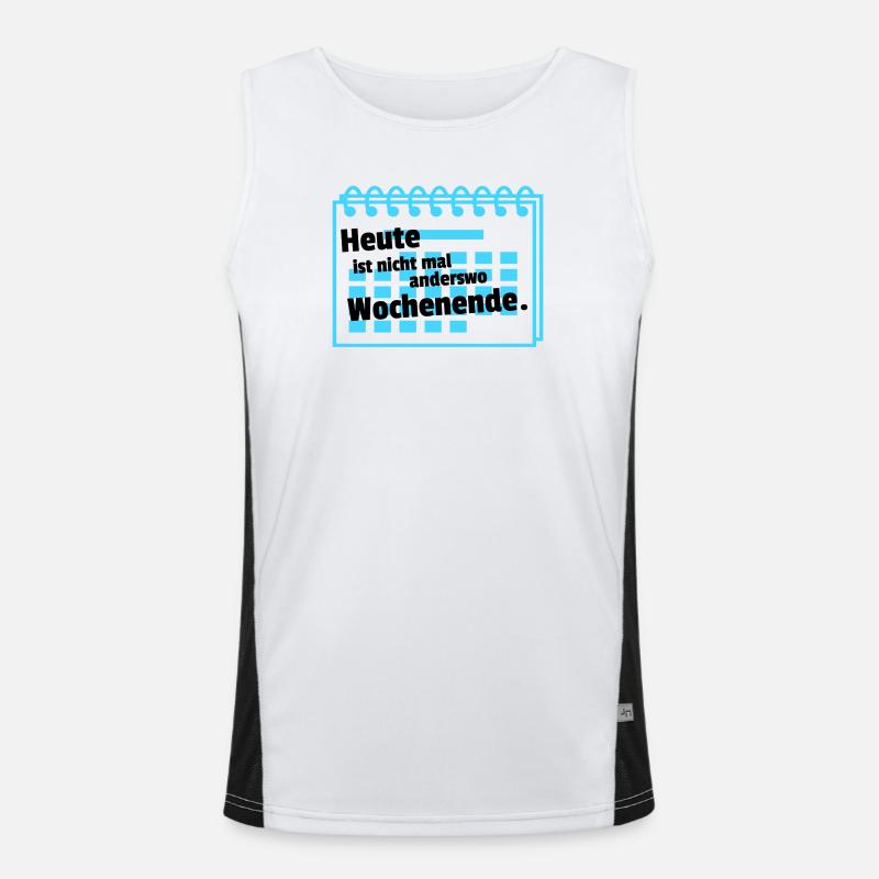 Nowhere weekend Men's Functional Contrast Tank Top 