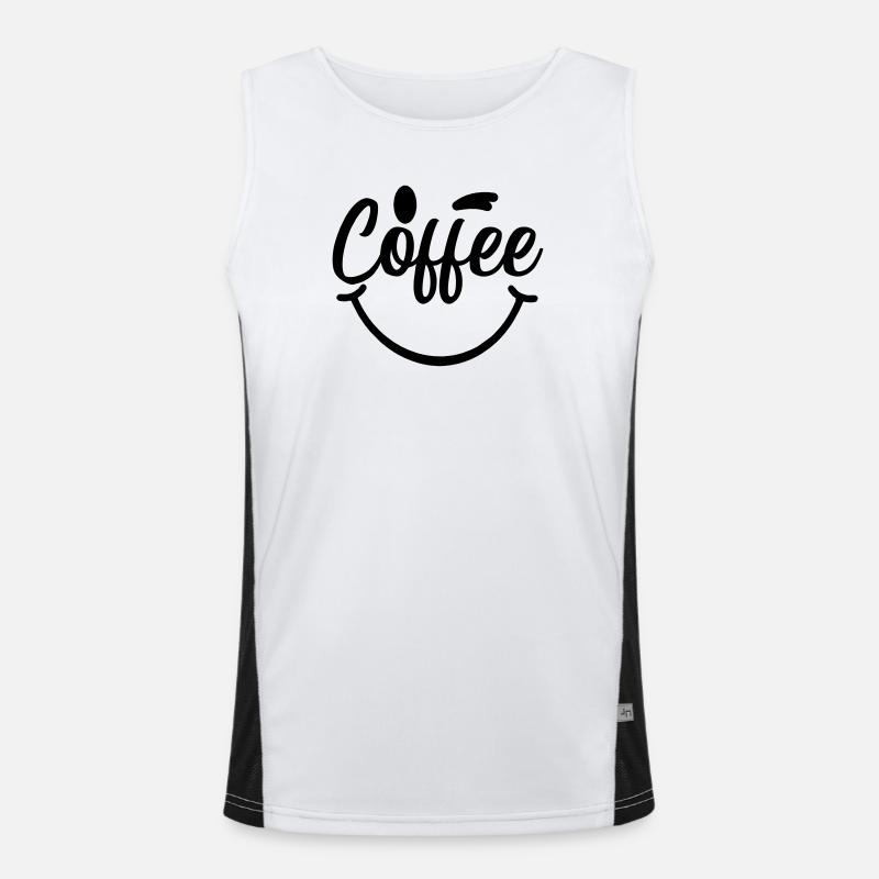 Coffee_Smile Débardeur respirant contrasté Homme 