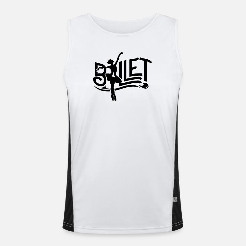 Ballett Funktionelles Kontrast-Tank Top für Männer 