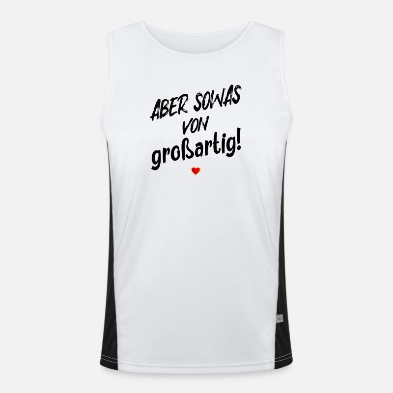 BE GREAT PRAISE SAYINGS Men's Functional Contrast Tank Top 