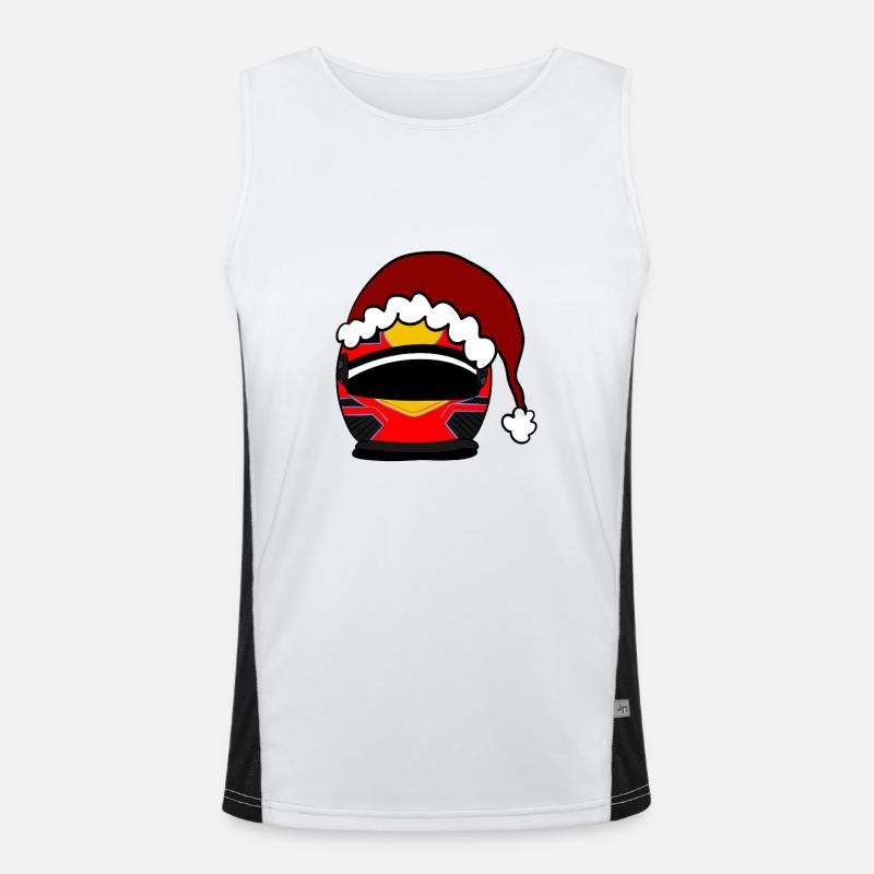 Helm Funktionelles Kontrast-Tank Top für Männer 