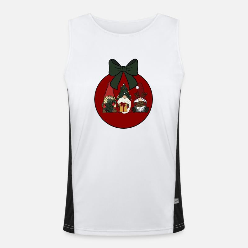 Wichtel Funktionelles Kontrast-Tank Top für Männer 
