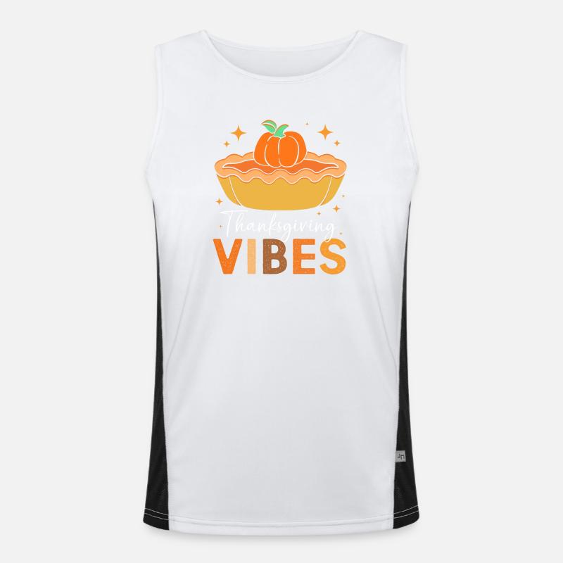 Thanksgiving Mama Mutter Oma Großmutter Funktionelles Kontrast-Tank Top für Männer 