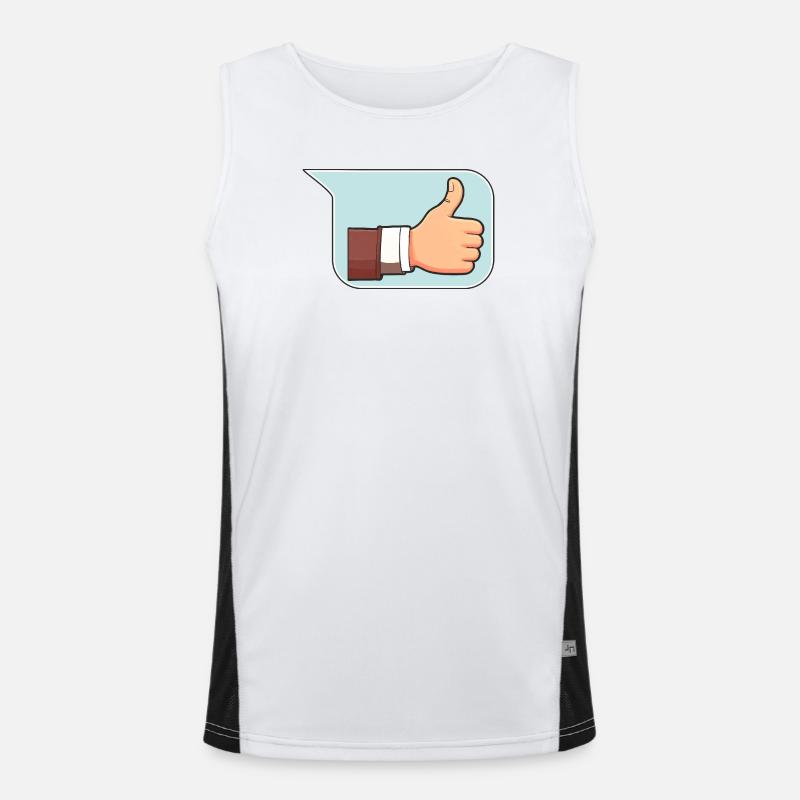 Feu vert Débardeur respirant contrasté Homme 