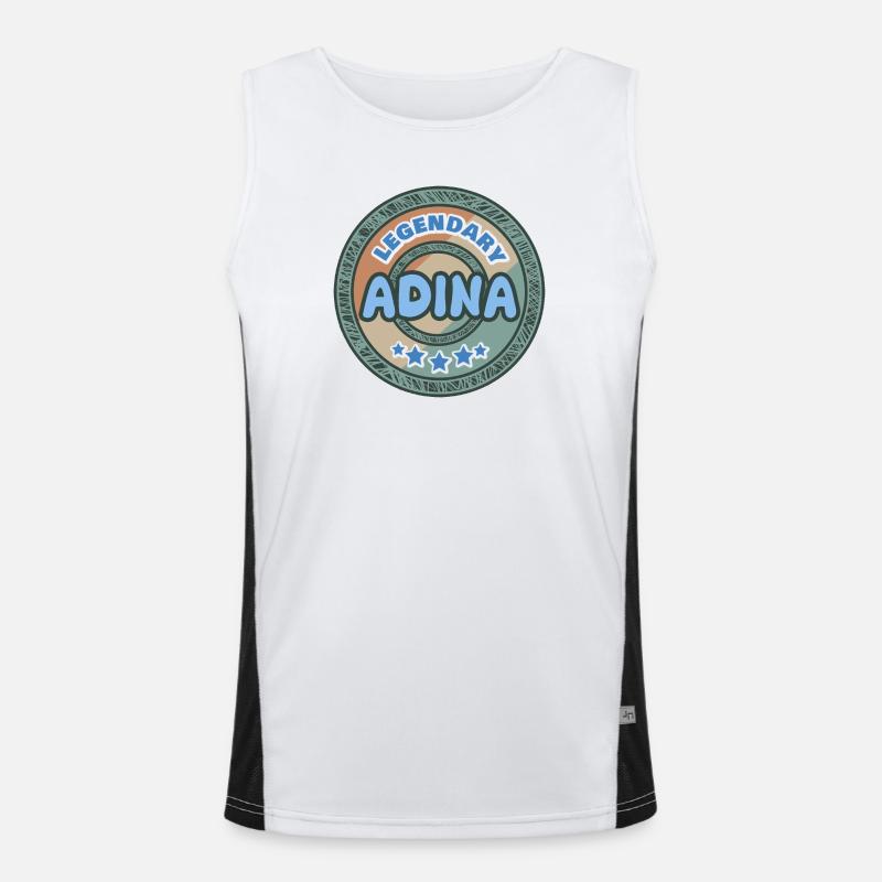 Geschenkidee Adina Funktionelles Kontrast-Tank Top für Männer 