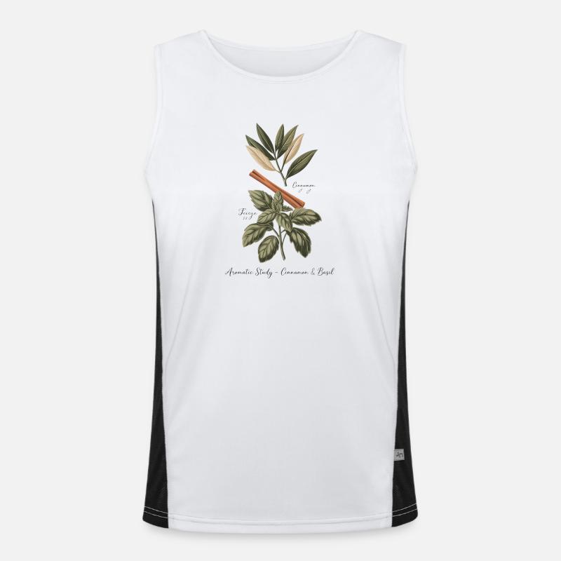 Cinnamon & Basil Men's Functional Contrast Tank Top 