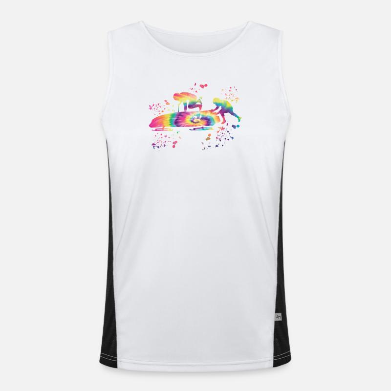 Bob Team Anschieber Bob Funktionelles Kontrast-Tank Top für Männer 