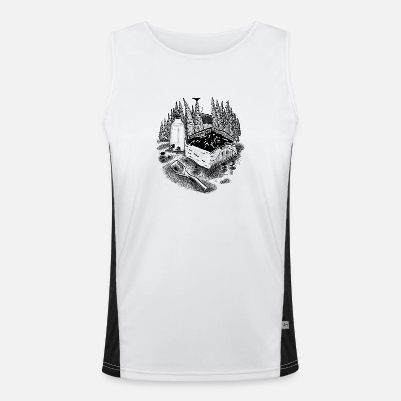 Mammia_notxt Funktionelles Kontrast-Tank Top für Männer 