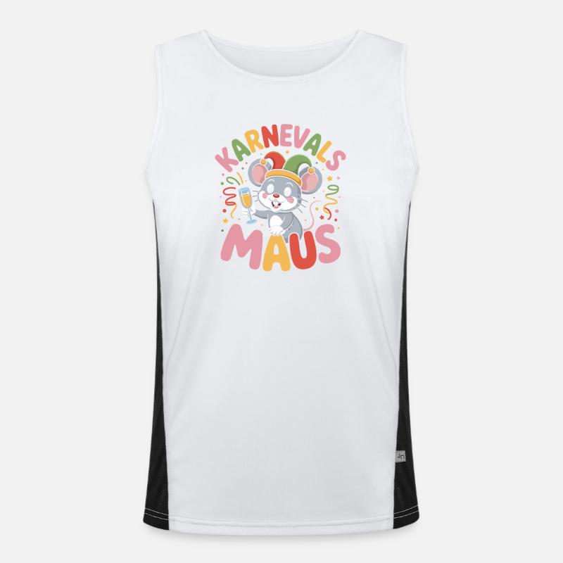 Carnival Mouse Cologne Carnival Mouse Men's Functional Contrast Tank Top 