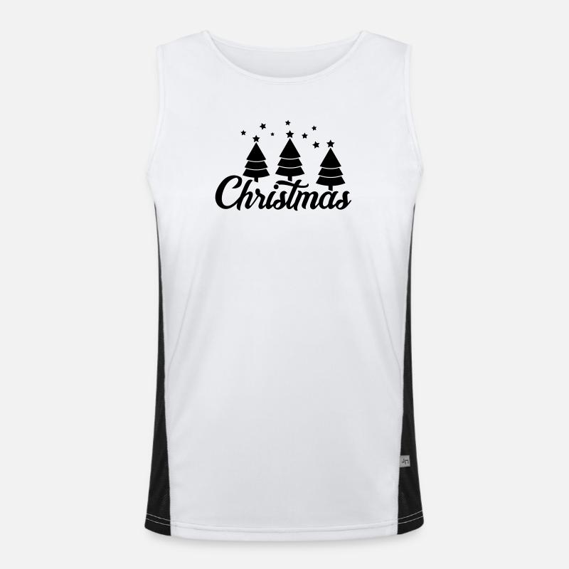 Christmas Funktionelles Kontrast-Tank Top für Männer 