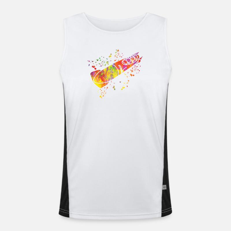 Bob Team Anschieber Bob Funktionelles Kontrast-Tank Top für Männer 