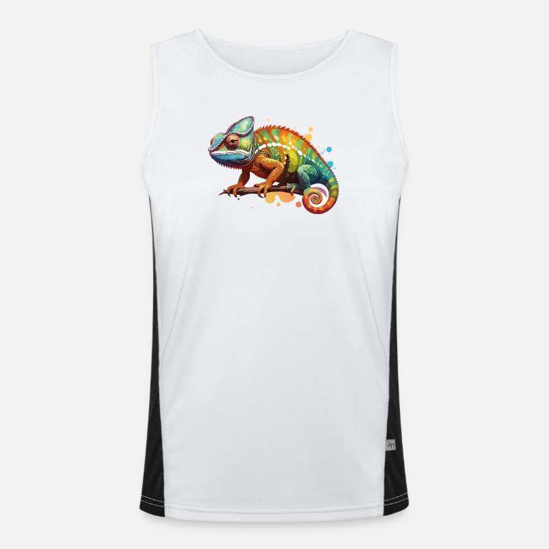 Cham_2 Funktionelles Kontrast-Tank Top für Männer 