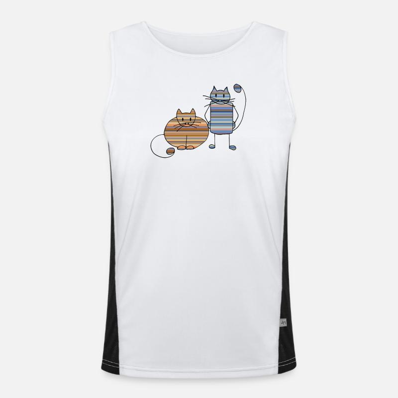 Cats Men's Functional Contrast Tank Top 