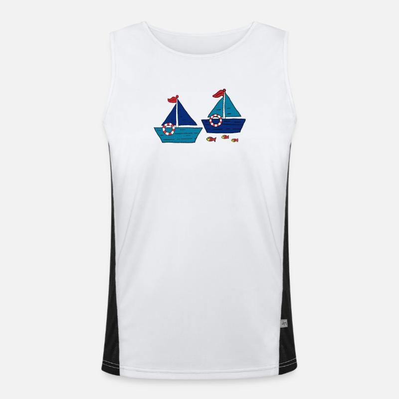 Shuttle Men's Functional Contrast Tank Top 