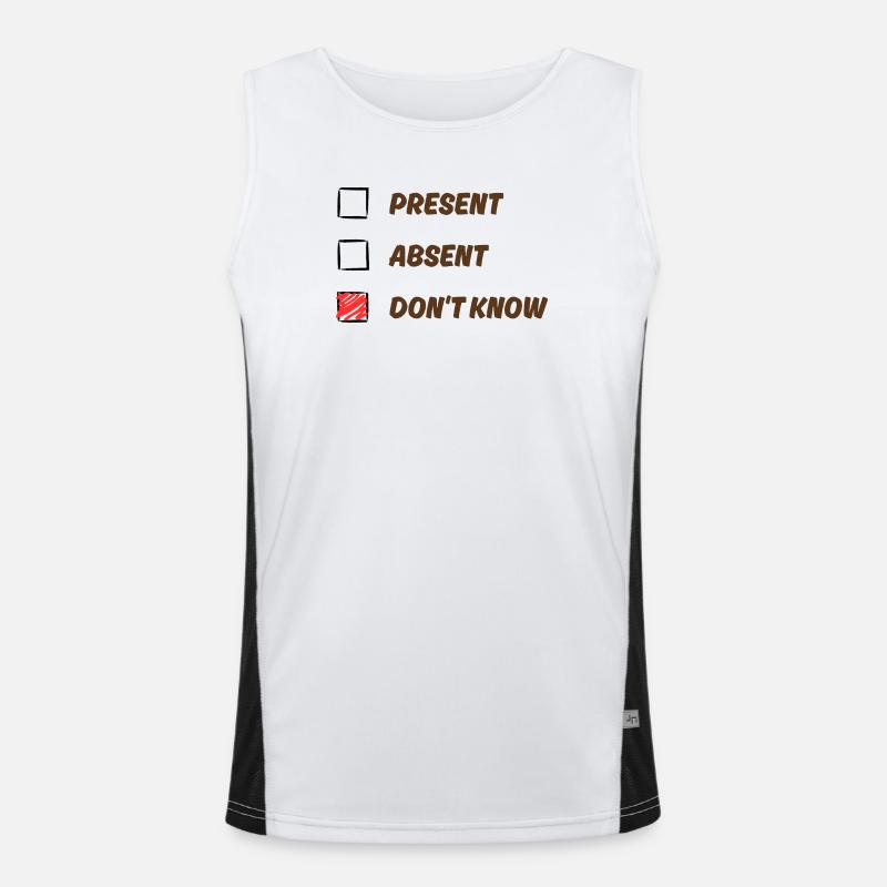 Don't know Men's Functional Contrast Tank Top 