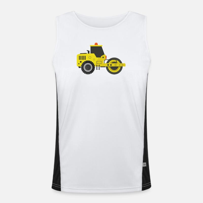 Road roller Men's Functional Contrast Tank Top 