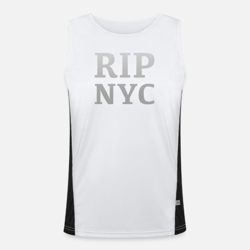RIP NYC Design monochrome Débardeur respirant contrasté Homme 