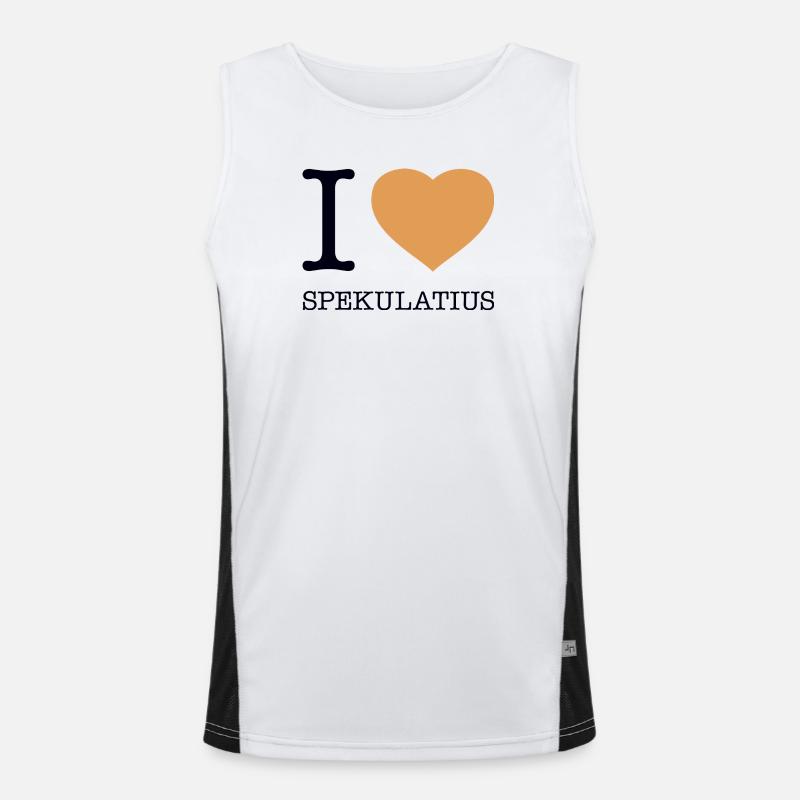 J’adore le spéculoos Débardeur respirant contrasté Homme 