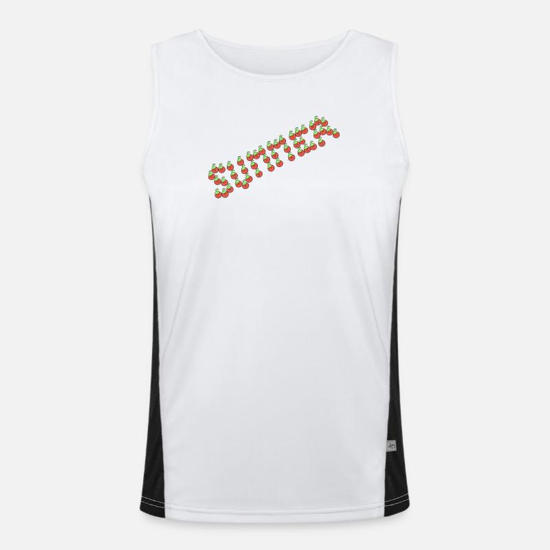 Tomate d’été Débardeur respirant contrasté Homme 