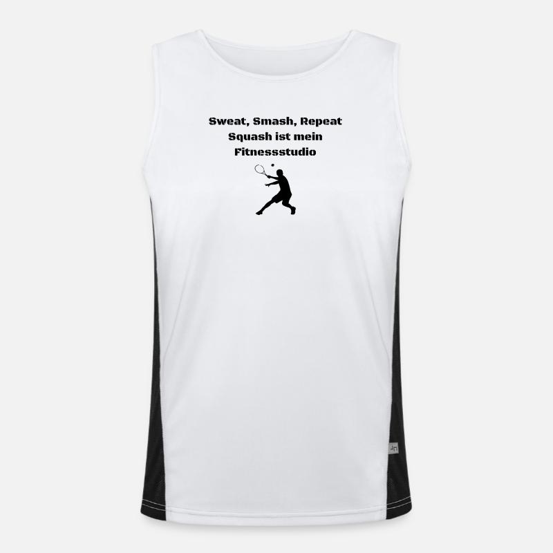 Squash Men's Functional Contrast Tank Top 