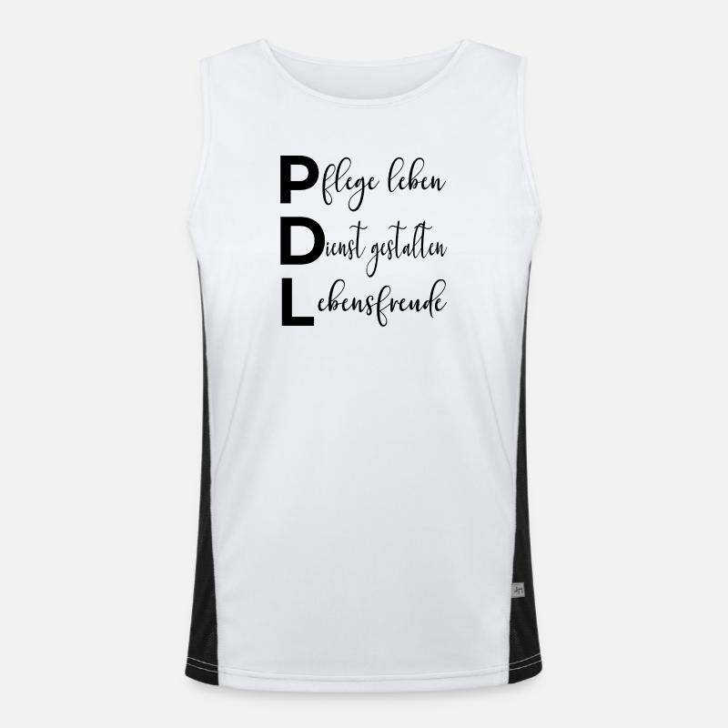Nursing PDL Nursing Services Men's Functional Contrast Tank Top 