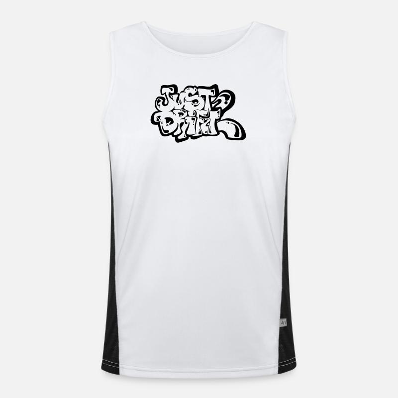 Just Drift 02 Funktionelles Kontrast-Tank Top für Männer 