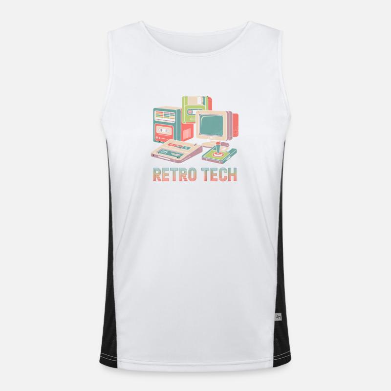 Retro Technique Men's Functional Contrast Tank Top 