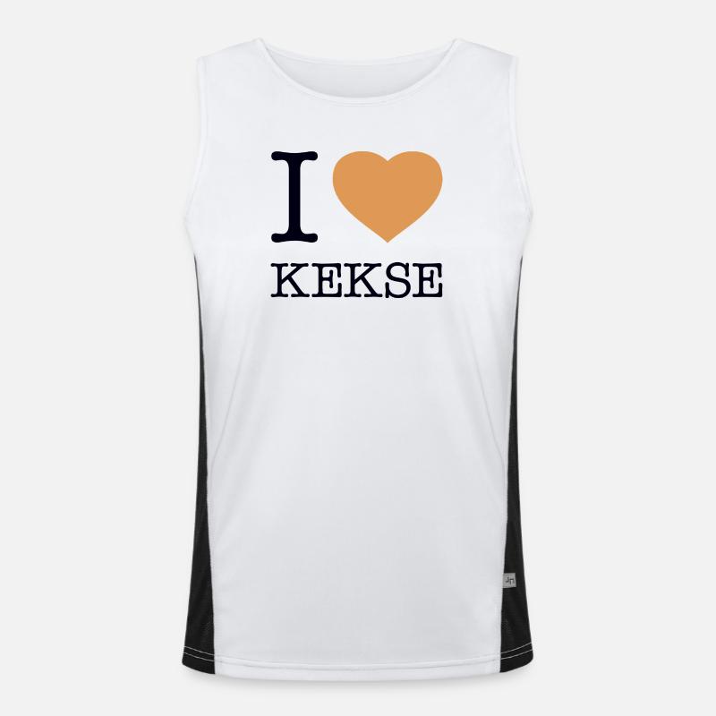 I love cookies Men's Functional Contrast Tank Top 
