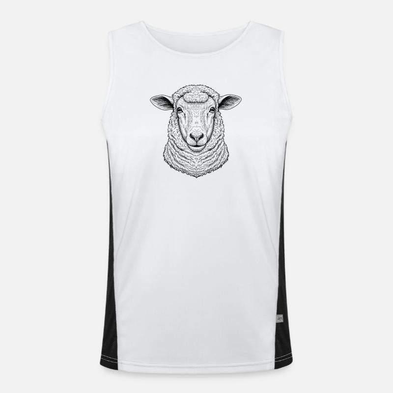 Mouton Débardeur respirant contrasté Homme 